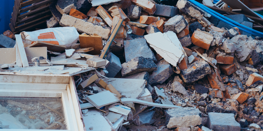 jasa buang puing bangunan